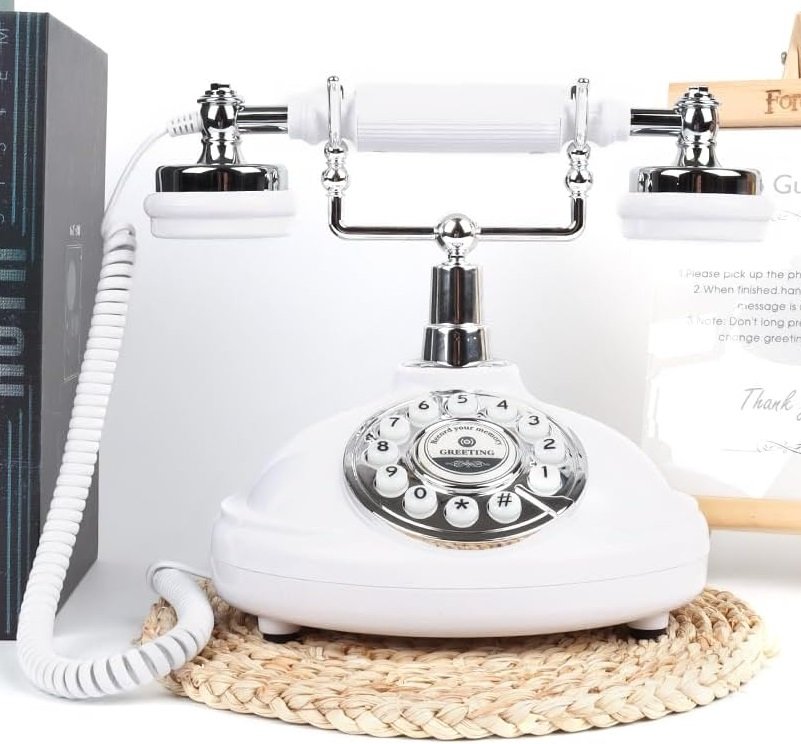 Livre d'or audio blanc vintage – Image 2