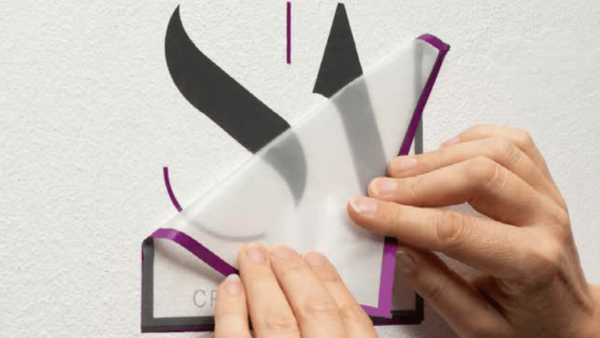 Stickers Pose sur support