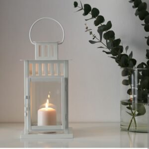 Lanterne blanche 28cm – Image 2